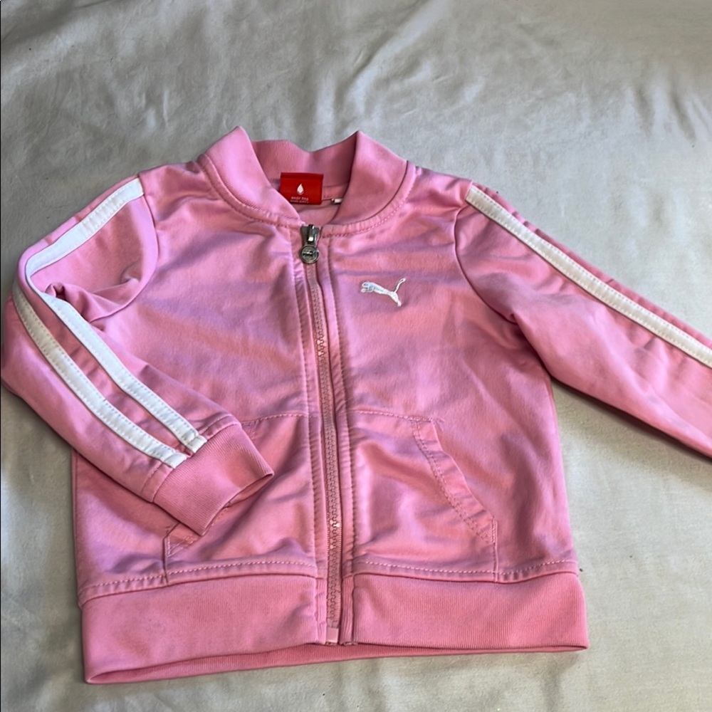 Puma Kids' Pink Zip-Up Jacket